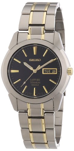 Seiko Montre Homme Analogique Quartz avec Bracelet en Titane – SGG735P1 Seiko Montre Homme Analogique Quartz avec Bracelet en Titane – SGG735P1