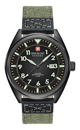 Swiss Military Quartz – Montre Homme – Affichage – Analogique – Bracelet – Tissu Swiss Military Quartz – Montre Homme – Affichage – Analogique – Bracelet – Tissu