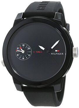 Tommy Hilfiger Homme Analogique Classique Quartz Montres bracelet avec bracelet en Silicone – 1791326 Tommy Hilfiger Homme Analogique Classique Quartz Montres bracelet avec bracelet en Silicone – 1791326 2