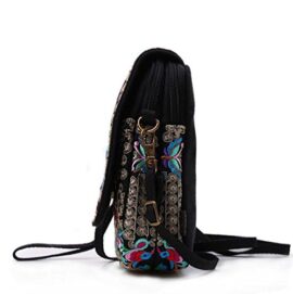 YAANCUN Femme Mini Sac Bandoulière Brodé Sacs épaule Porté Epaule Ethnique Tribal Messenger Cabas Sac à Main YAANCUN Femme Mini Sac Bandoulière Brodé Sacs épaule Porté Epaule Ethnique Tribal Messenger Cabas Sac à Main 4