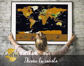 Aventour-Carte-du-Monde–Gratter-800-x-600-mm-Grand-Poster-de-Dcoration-XXL-Cadeau-Idale-Pour-Voyageurs-Cartographie-Dtaille-Avec-les-Drapeaux-des-Pays-Scractch-Map-Dcorative-Europe-0-3