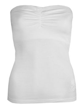 Brody & Co® Top sans manches Bandeau Bustier pour femme avec soutien-gorge de maintien intégré Vêtement de plage estival Brody & Co® Top sans manches Bandeau Bustier pour femme avec soutien-gorge de maintien intégré Vêtement de plage estival