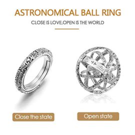 Chomile Sphère astronomique Bague Bague Bague Cosmique Doigt Anneau Couple Amoureux Bijoux Cadeaux Chomile Sphère astronomique Bague Bague Bague Cosmique Doigt Anneau Couple Amoureux Bijoux Cadeaux 3