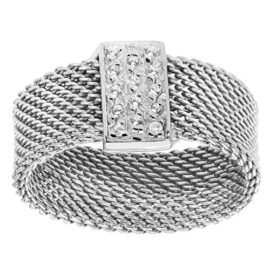 Citerna – Bague – Argent plaqué rhodium 925 – Oxyde de Zirconium Citerna – Bague – Argent plaqué rhodium 925 – Oxyde de Zirconium