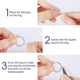 Coopache Invisible Ring Size Adjuster per anelli sciolti – Ring Guard, Ring Sizer, 7 misure Adatta quasi a qualsiasi anello Coopache Invisible Ring Size Adjuster per anelli sciolti – Ring Guard, Ring Sizer, 7 misure Adatta quasi a qualsiasi anello 6