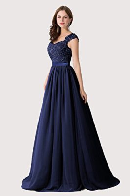 MisShow Robe Femme Elégante de Mariage Soirée Demoiselle d’honneur Longue Maxi en Mousseline Florale Ajourée avec Dentelle Grande Taille MisShow Robe Femme Elégante de Mariage Soirée Demoiselle d’honneur Longue Maxi en Mousseline Florale Ajourée avec Dentelle Grande Taille 4