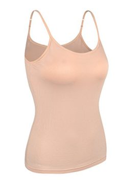 SATINIOR Femmes Camisole Débardeurs Soutien-Gorge Intégré Ajustable Débardeur Rembourré Camis Tanks SATINIOR Femmes Camisole Débardeurs Soutien-Gorge Intégré Ajustable Débardeur Rembourré Camis Tanks 2