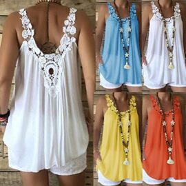 Shallood-Femme-t-Dentelle-Col-V-Chic-Dbardeur-Tank-Top-T-Shirt–sans-Manches-Sexy-Sling-Couleur-Unie-Gilet-Tee-Shirt-Vest-Tops-Slim-Fit-0-0