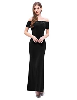 YOYAKER Robe Femme Longue de Soirée Cocktail Bal Guinguette Villle pour Mariage Occasions Spécifiques YOYAKER Robe Femme Longue de Soirée Cocktail Bal Guinguette Villle pour Mariage Occasions Spécifiques 2