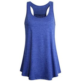 laamei Femme Débardeur T-Shirt Gym sans Manches Top de Sport Gilet Lâche Veste Tank Elastic pour Running Yoga Fitness laamei Femme Débardeur T-Shirt Gym sans Manches Top de Sport Gilet Lâche Veste Tank Elastic pour Running Yoga Fitness