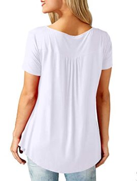 Beluring Femme Col V T-Shirt Casual Blouse Eté Tops Tee Shirt Beluring Femme Col V T-Shirt Casual Blouse Eté Tops Tee Shirt 4