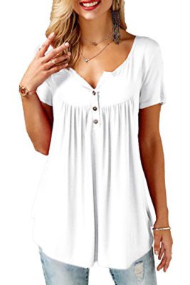 Bequemer-Laden-Shirt-Femme-Manche-Courte-T-Shirt-Casual-Blouse-Et-Tops-Tee-Shirt-0