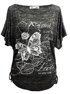 Emma & Giovanni Haut/T-Shirt Papillons – Femme Emma & Giovanni Haut/T-Shirt Papillons – Femme