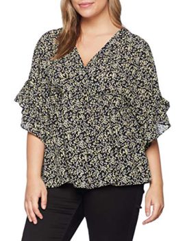 LOST-INK-PLUS-Smock-Top-in-Ditsy-Floral-T-Shirt-Femme-0