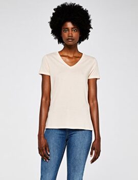 MERAKI-AP004-T-Shirt-Lot-de-2-Col-V-Manches-courtes-Femme-0-0