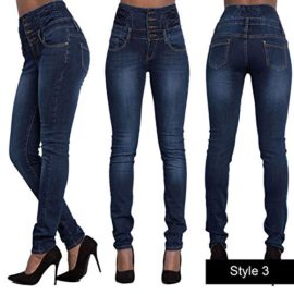 Pantalon-Femme-Jean-Denim-Taille-Haute-Skinny-Slim-Stretch-Push-Up-Casual-Vintage-Jeans-avec-Boutons-0-2