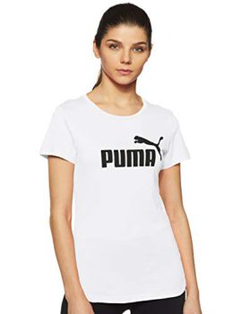 Puma Ess Logo Tee T- T-Shirt Femme Puma Ess Logo Tee T- T-Shirt Femme