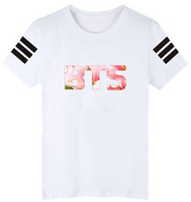 SERAPHY Unisexe Kpop BTS T-Shirt Bangtan Boys BTS Bloom Floral Top Suga Jin Jimin Jung Kook J-Hope Rap-Monster V SERAPHY Unisexe Kpop BTS T-Shirt Bangtan Boys BTS Bloom Floral Top Suga Jin Jimin Jung Kook J-Hope Rap-Monster V