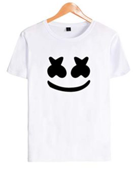 ShallGood-Unisexe-T-Shirts–Manches-Courtes-DJ-Marshmello-Fans-T-Shirt-Cool-Son-lectrique-Top-pour-Hommes-Femmes-Adolescents-Col-Rond-Top-dt-0-2