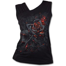 Spiral-Direct-Burnt-Rose-Gathered-Shoulder-Slant-Vest-Black-Dbardeur-Femme-0