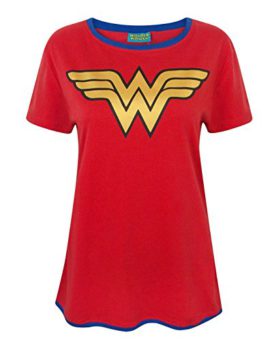 Wonder-Woman-Metallic-Logo-Womens-T-Shirt-0