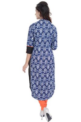 vihaan Impex ethnique indien coton Kurti Casual Wear Noir vihaan Impex ethnique indien coton Kurti Casual Wear Noir 3