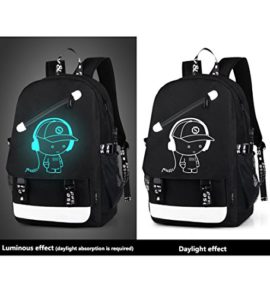 Anime Lumineux Sac À Dos Noctilucent Sacs D’école Daypack USB port de charge Sac De Voyage D’ordinateur Portable Sac À Main Pour Garçons Filles Hommes Femmes Anime Lumineux Sac À Dos Noctilucent Sacs D’école Daypack USB port de charge Sac De Voyage D’ordinateur Portable Sac À Main Pour Garçons Filles Hommes Femmes 5