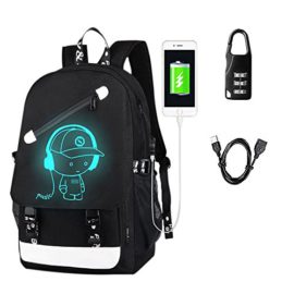 Anime Lumineux Sac À Dos Noctilucent Sacs D’école Daypack USB port de charge Sac De Voyage D’ordinateur Portable Sac À Main Pour Garçons Filles Hommes Femmes Anime Lumineux Sac À Dos Noctilucent Sacs D’école Daypack USB port de charge Sac De Voyage D’ordinateur Portable Sac À Main Pour Garçons Filles Hommes Femmes 4