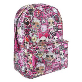 Artesania-Cerda-Mochila-Casual-Lentejuelas-Lol-Cartable-42-cm-Rose-Rosa-0