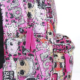 Artesania-Cerda-Mochila-Casual-Lentejuelas-Lol-Cartable-42-cm-Rose-Rosa-0-3