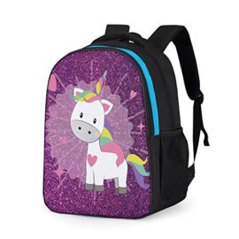 Bannihorse-Sac–Dos-pour-Adolescents-Fille-Motif-Licorne-43-cm-0-0