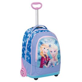 Big-Trolley-Disney-FROZEN-Azzuro-30-Lt-2in1-Sac--dos--roulettes-cole-Voyage-0