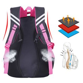 Cartable-Fille-COOFIT-Design-dorigine-Sac-a-Dos-Fille-Primaire-en-Nylon-Cartable-Enfant-Primaire-Sac-Ecole-Fille-Sac-a-Dos-pour-Primaire-Scolaire-College-Voyage-0-3