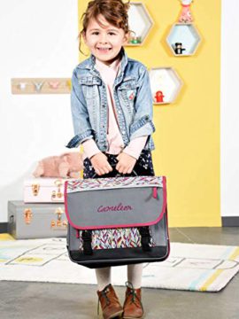 Cartable-Scolaire-Enfant-35-cm-Ligne-Basic-Camlon-Intrieur-2-Compartiments-Idal-pour-lcole-Primaire-la-Maternelle-et-Le-CP-Existe-en-4-Coloris-pour-Fille-et-garon-0-2