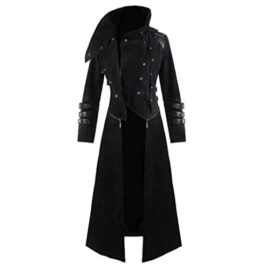 Cinnamou-Homme-Manteau-Veste-Gothiques–Capuche-de-Mode-Costume-Longue-Slim-Fit-Queue-de-Morue-Jacket-Manches-Longues-Col-Mao-Boutonn-Steampunk-Gothique-Capuche-Tailcoat-Manteau-Cosplay-Halloween-0-0