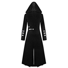 Cinnamou-Homme-Manteau-Veste-Gothiques–Capuche-de-Mode-Costume-Longue-Slim-Fit-Queue-de-Morue-Jacket-Manches-Longues-Col-Mao-Boutonn-Steampunk-Gothique-Capuche-Tailcoat-Manteau-Cosplay-Halloween-0-1