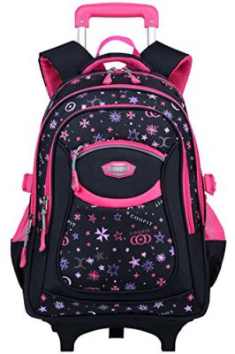 Coofit-Cartable-a-Roulette-Fille-en-Oxford-Sac-Roulette-Fille-Cartable-Fille-College-Cartable-Fille-Primaire-Sac-a-Dos-Enfant-Fille-Sac-Ecole-Fille-Cartable-Fille-Roulette-0