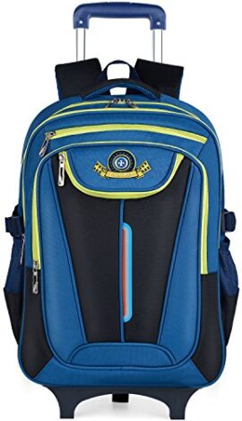 Coofit Cartable a Roulette garçon en Oxford Sac Roulette Garcon Cartable Enfant Garcon Sac a Dos College Ecole Scolaire Primaire pour Garcon Coofit Cartable a Roulette garçon en Oxford Sac Roulette Garcon Cartable Enfant Garcon Sac a Dos College Ecole Scolaire Primaire pour Garcon