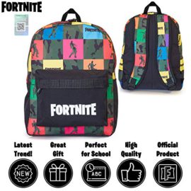 Fortnite-Sac-A-Dos-Sac-Scolaire-pour-Enfants-Primaire-Collge-Lyce-Bureau-Cartable-Scolaire-Garon-Ado-Sac-Fortnite-Accessoire-Officiel-Cadeau-pour-Geek-et-Joueur-0-0