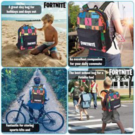 Fortnite-Sac-A-Dos-Sac-Scolaire-pour-Enfants-Primaire-Collge-Lyce-Bureau-Cartable-Scolaire-Garon-Ado-Sac-Fortnite-Accessoire-Officiel-Cadeau-pour-Geek-et-Joueur-0-3