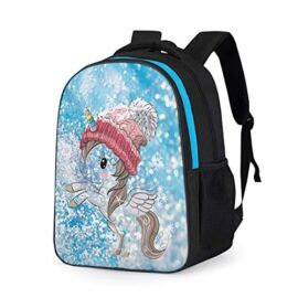 HXshqian Sac à Dos pour Enfant Motif Licorne rétro HXshqian Sac à Dos pour Enfant Motif Licorne rétro 3