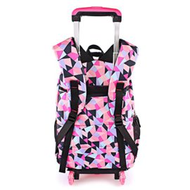 Joli-Cartable-Scolaire–Roulettes-Sac-dcole-Sac–Dos–Roulettes-Nylon-Impermable-Dtachable-pour-Fille-0-1