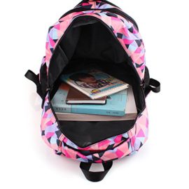 Joli-Cartable-Scolaire–Roulettes-Sac-dcole-Sac–Dos–Roulettes-Nylon-Impermable-Dtachable-pour-Fille-0-3