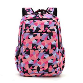 Rentree-Scolaire-Backpack-Sac--Dos-Scolaire-Enfant-Grande-Volume-Fille-Garcon-Cartable--Dos-Ecole-Cartable-Loisir-Voyage-Cartable-Primaire-Secondaire-48-33-24cm-0