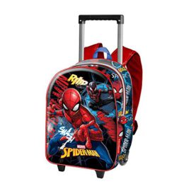 Spiderman Smash-3D Rucksack mit Rädern (Klein) Sac à Dos Enfants, Bleu Spiderman Smash-3D Rucksack mit Rädern (Klein) Sac à Dos Enfants, Bleu