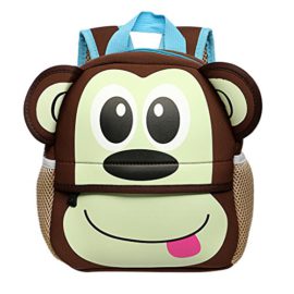 Sumnacon-Cartable-Scolaire-Maternelle-Sac--Dos-Mignon-Cartable-Girafe-Figure-Sac-en-Noprne-Enfant-Primaire-Maternelle-33cm26cm10cmGrande3-7-Ans-0