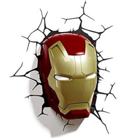 YWEIWEI Applique 3D Marvel Iron Man Droitier Avengers 4 Nouveauté Applique Murale Night Light YWEIWEI Applique 3D Marvel Iron Man Droitier Avengers 4 Nouveauté Applique Murale Night Light 4