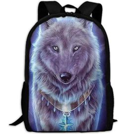 best& Casual Cool Wolf Laptop Backpack School Bag Shoulder Bag Travel Daypack Handbag best& Casual Cool Wolf Laptop Backpack School Bag Shoulder Bag Travel Daypack Handbag