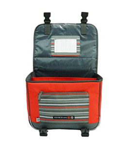 Bagtrotter Cartable Poivre Blanc 38cm Rouge Bagtrotter Cartable Poivre Blanc 38cm Rouge 5