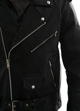 Brandslock-Hommes-vritable-Cuir-Motard-Veste-Brando-0-2